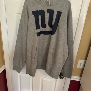 Gray NY Giants Logo Sweatshirt